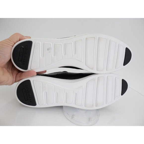 Cole Haan Women's OriginalGrand Wingtip Oxford Size 11 B Black Leather Lace Up - Picture 8 of 11